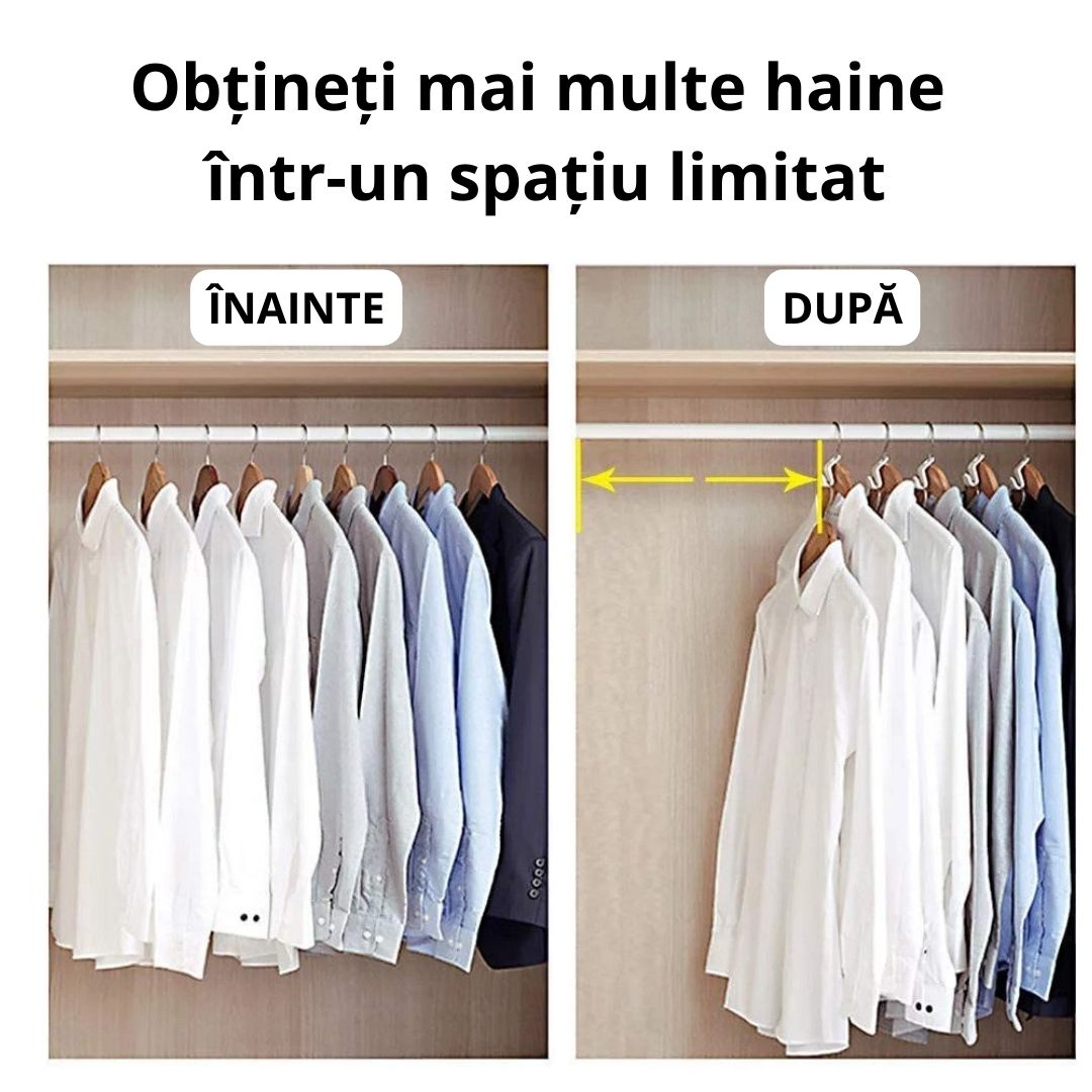 Agățătoare Magice pentru Umere - 10 buc.