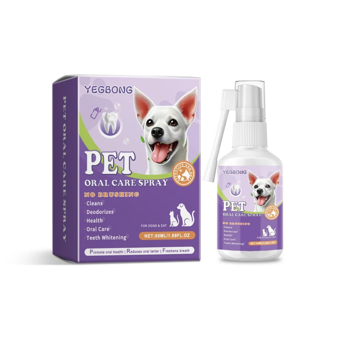 VONISK dog dental spray 50ml bottle — natural pet oral care