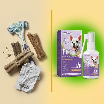 Dog dental spray for senior dogs — fresh breath without brushing