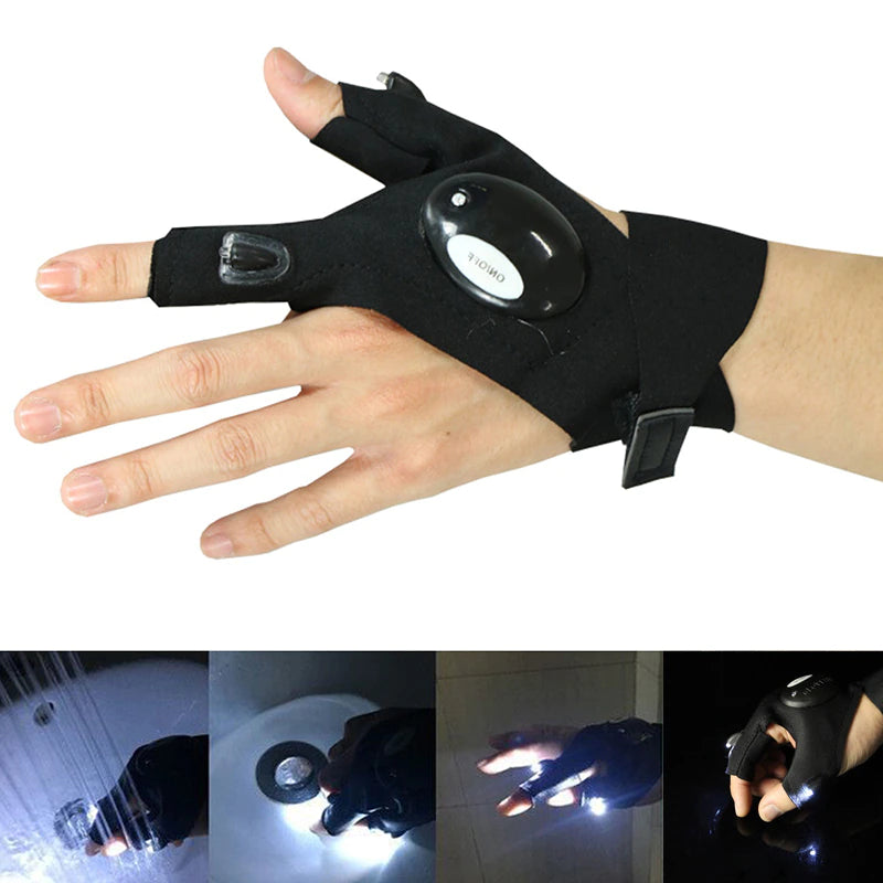 LuminaGrip™: Mănuși cu LED